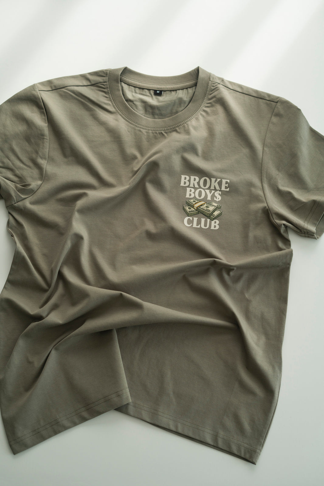 BROKE BOY$ CLUB T-SHIRT KHAKI