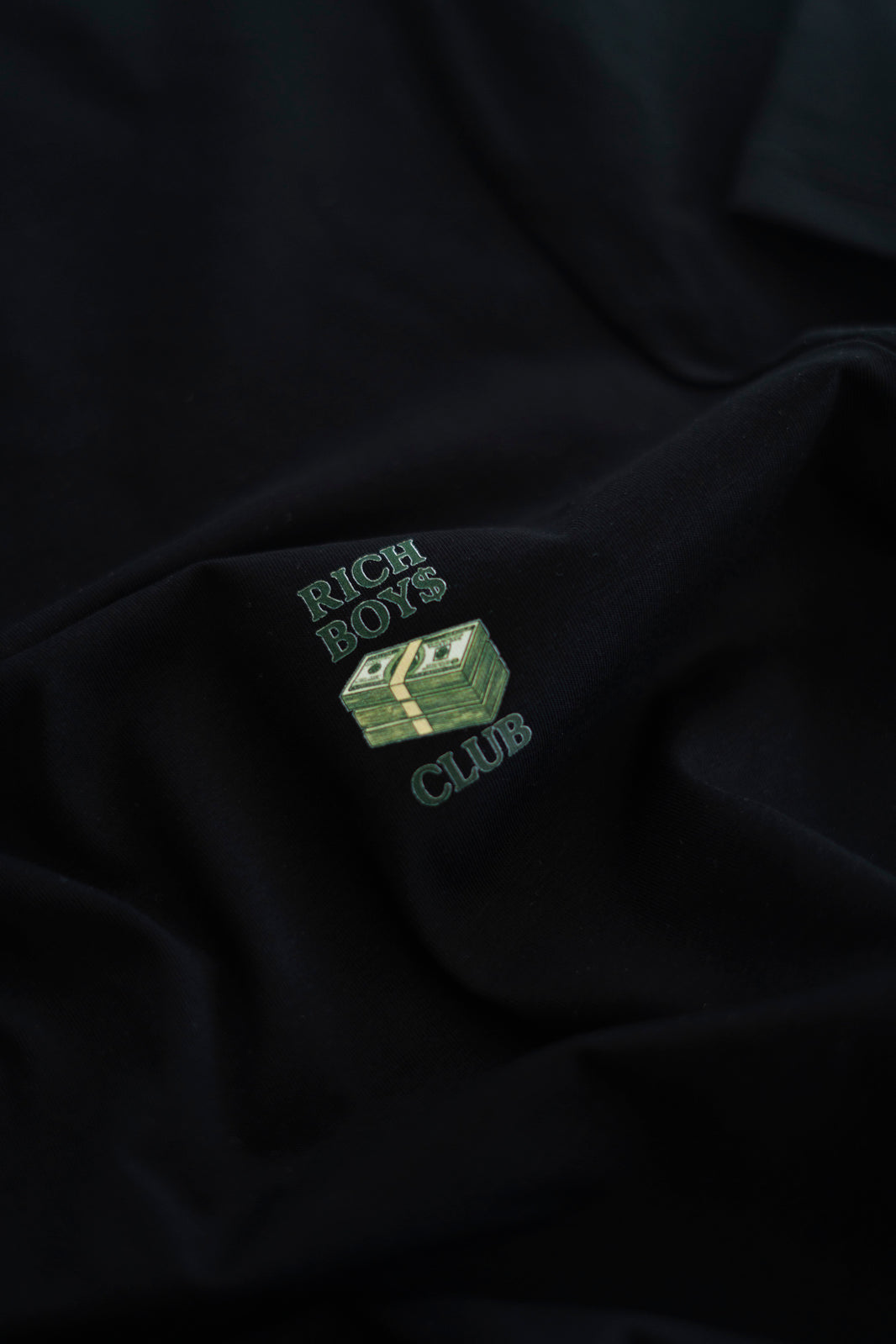 RICH BOY$ CLUB T-SHIRT BLACK