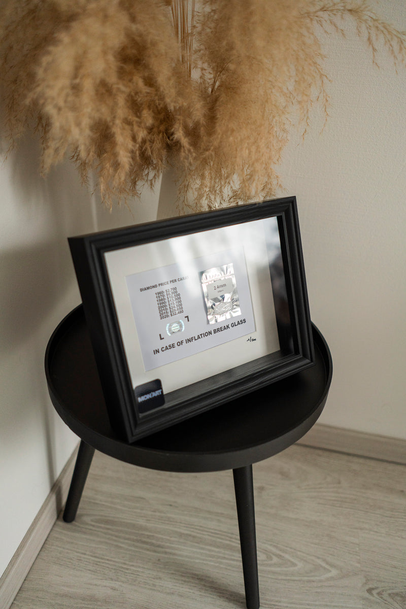 IN CASE OF INFLATION DIAMONDS FRAME MON'ART OFFICIAL STORE