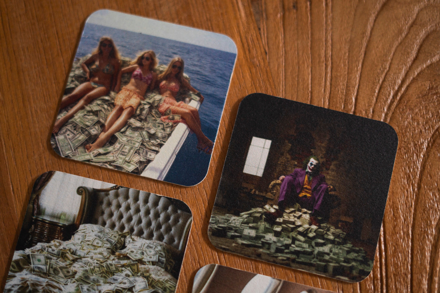 FREE SET OF 4 COASTERS FOR DRINKS IN JULY!