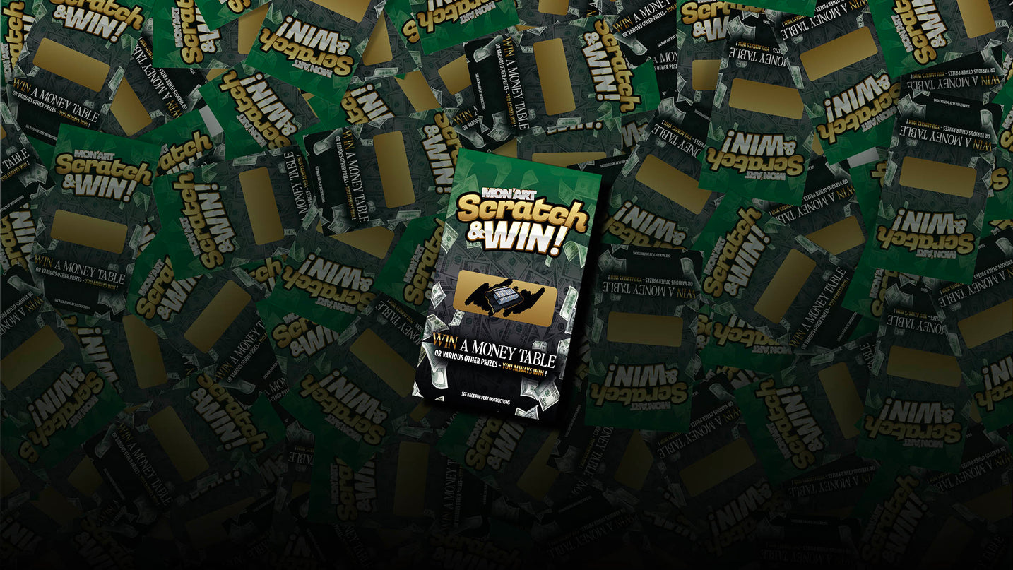 WIN A MONEY TABLE IN MAY!