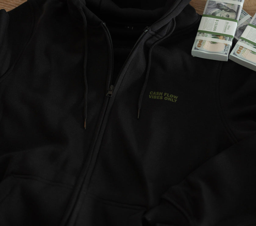 LIMITED EDITION CASH FLOW ZIPPER HOODIE