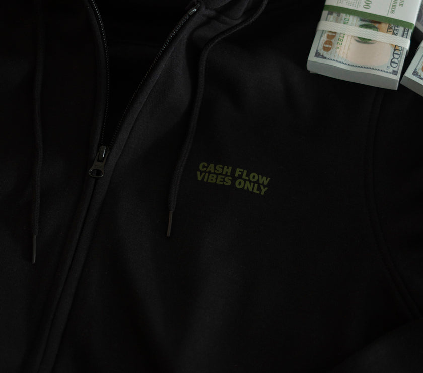 LIMITED EDITION CASH FLOW ZIPPER HOODIE