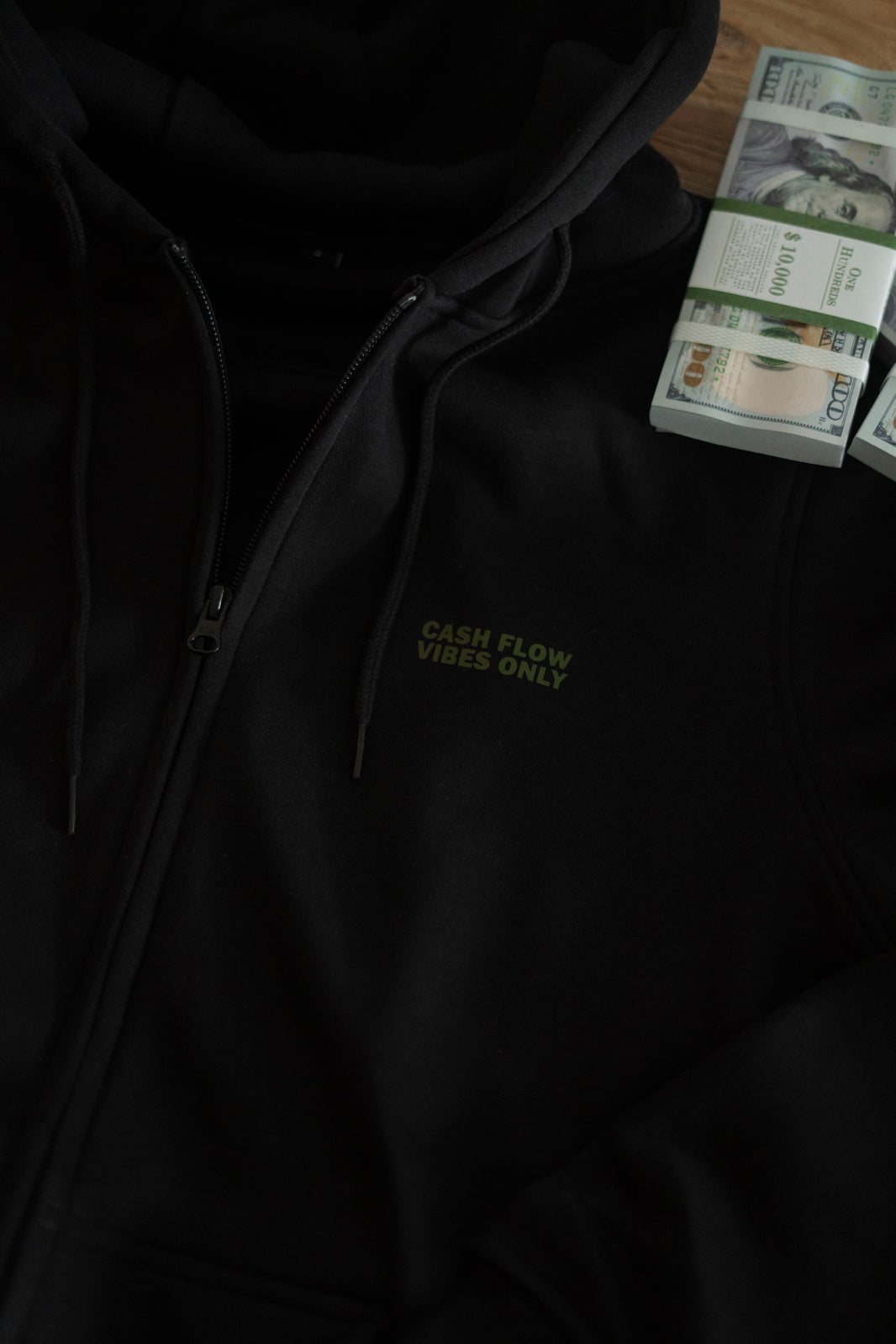 LIMITED EDITION CASH FLOW ZIPPER HOODIE