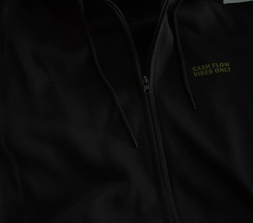 LIMITED EDITION CASH FLOW ZIPPER HOODIE