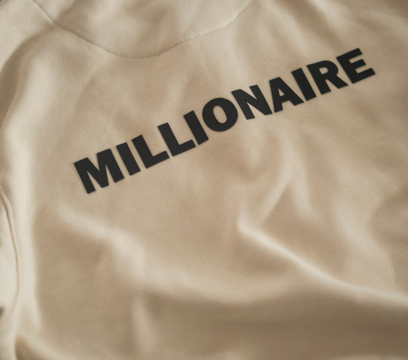 LIMITED EDITION MILLIONAIRE COLLEGE JACKET BEIGE