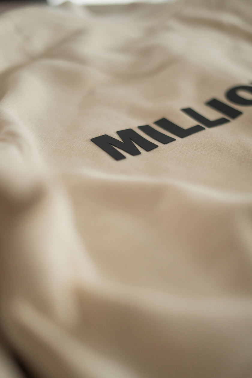 LIMITED EDITION MILLIONAIRE COLLEGE JACKET BEIGE