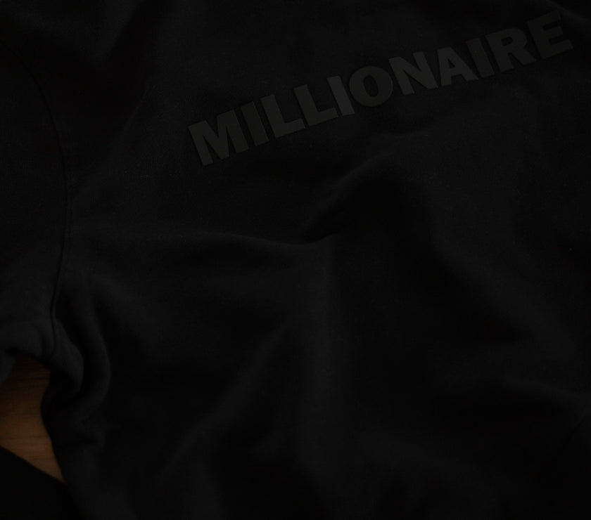 LIMITED EDITION MILLIONAIRE COLLEGE JACKET BLACK