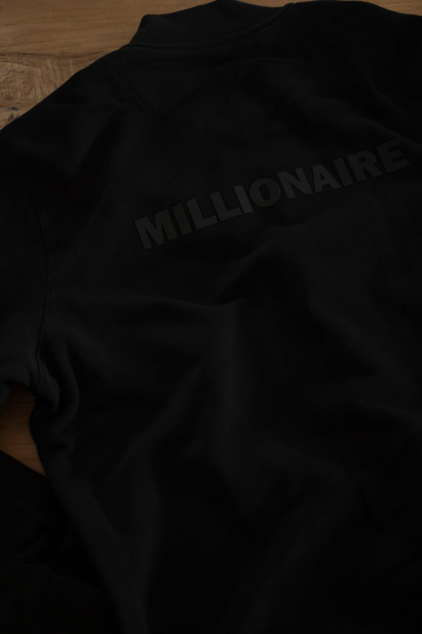 LIMITED EDITION MILLIONAIRE COLLEGE JACKET BLACK