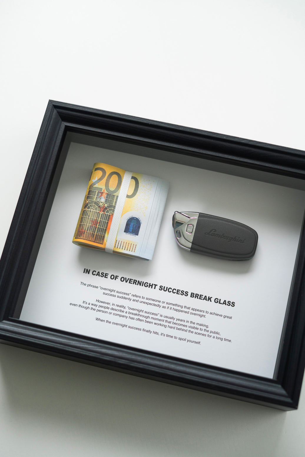 THE EURO OVERNIGHT SUCCESS FRAME