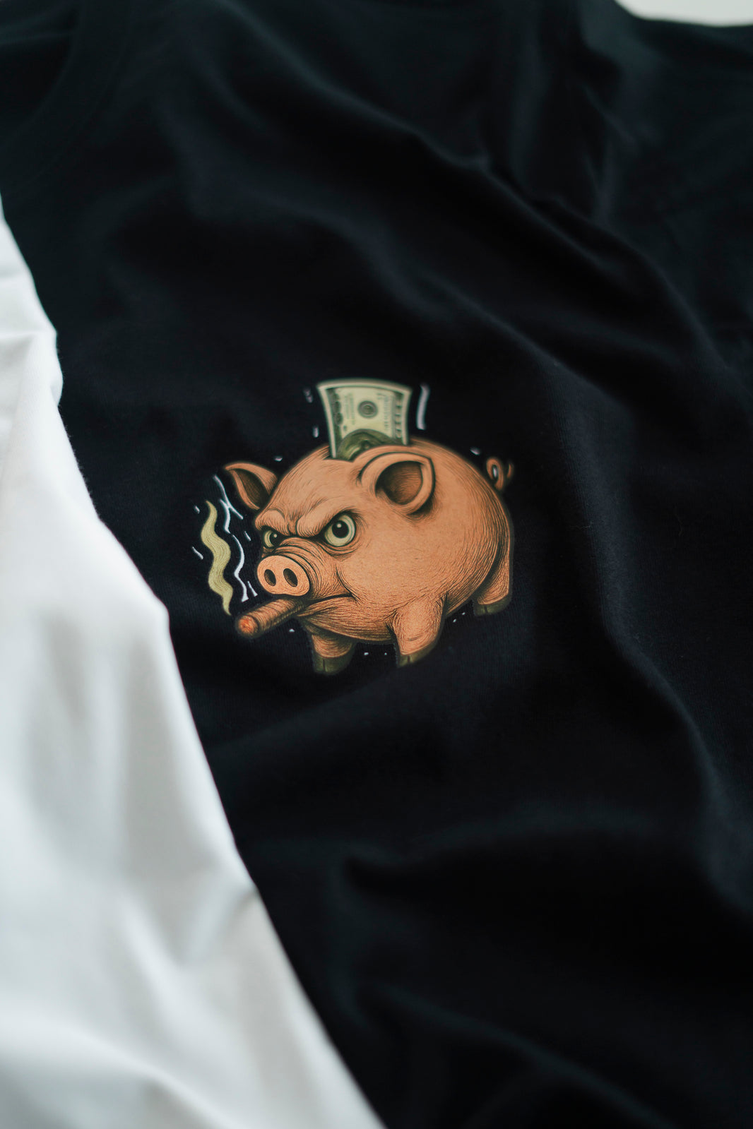 BOSS PIG T-SHIRT BLACK
