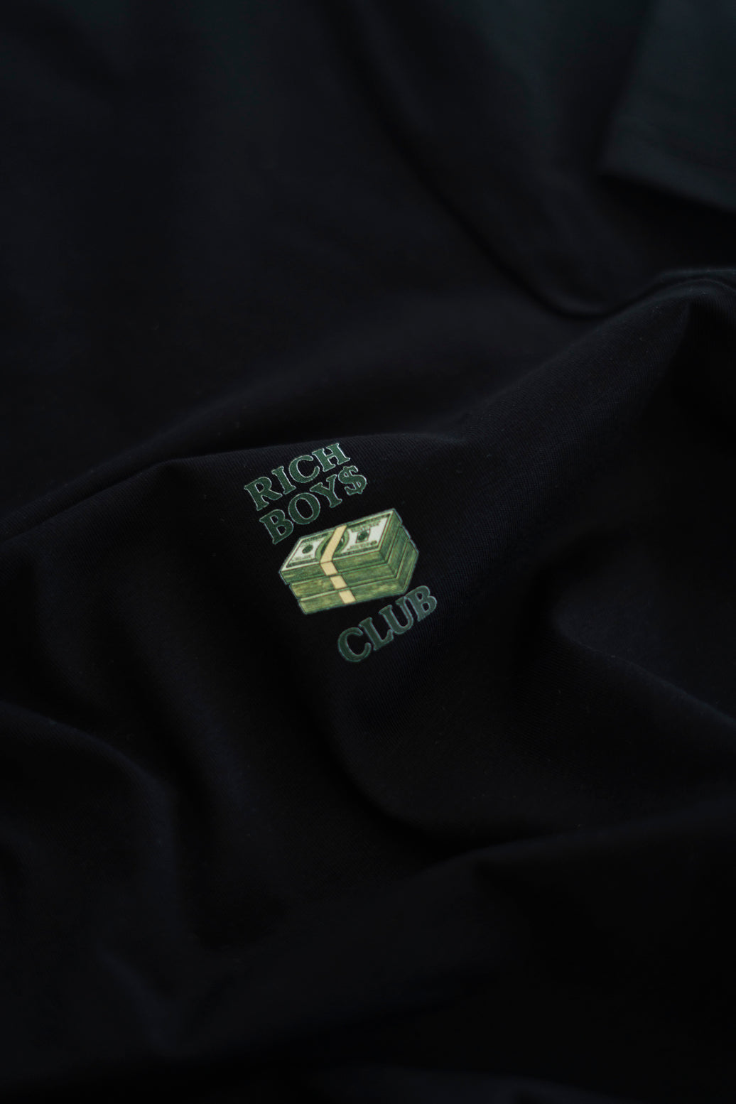 RICH BOY$ CLUB T-SHIRT BLACK