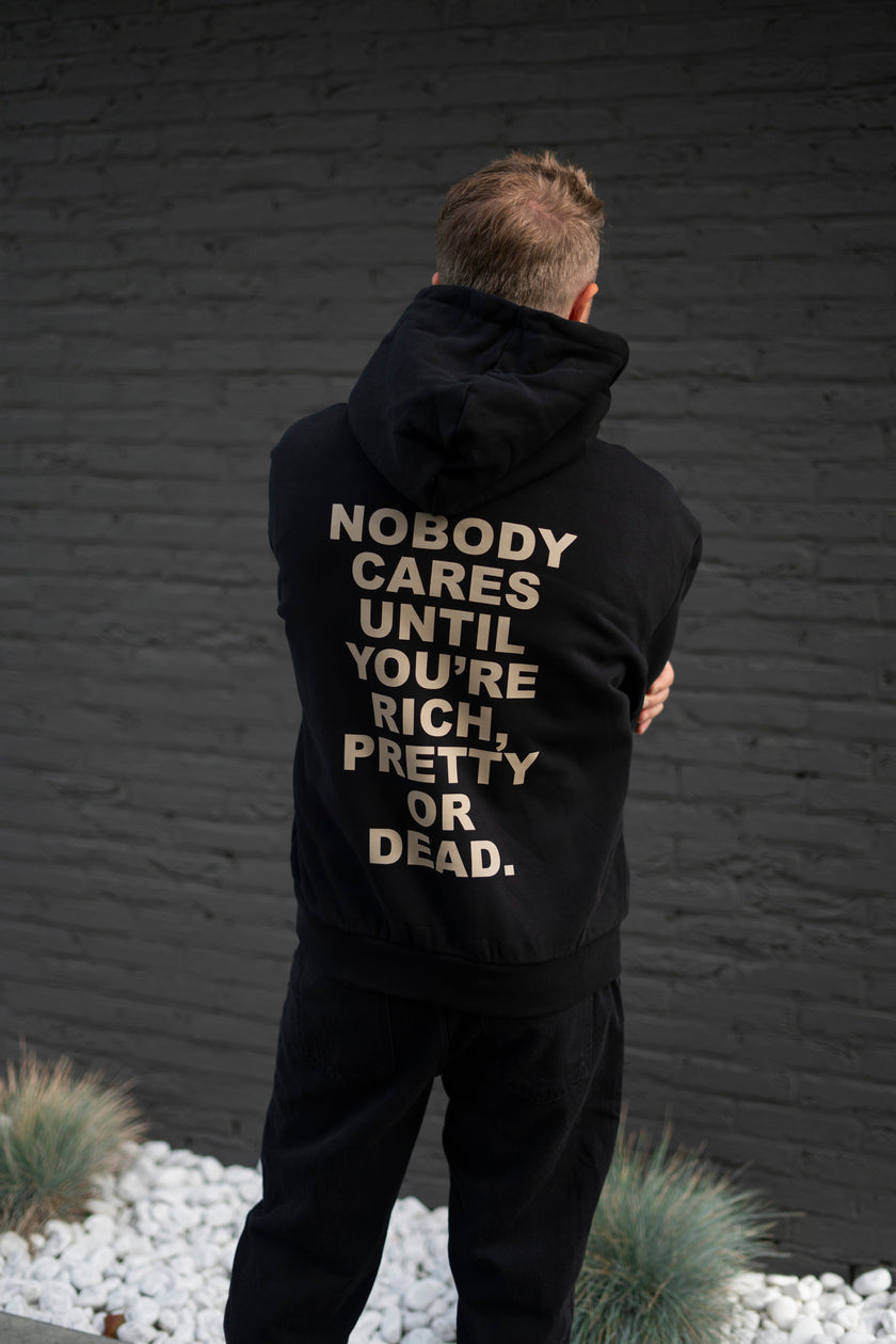 NOBODY CARES PREMIUM HOODIE