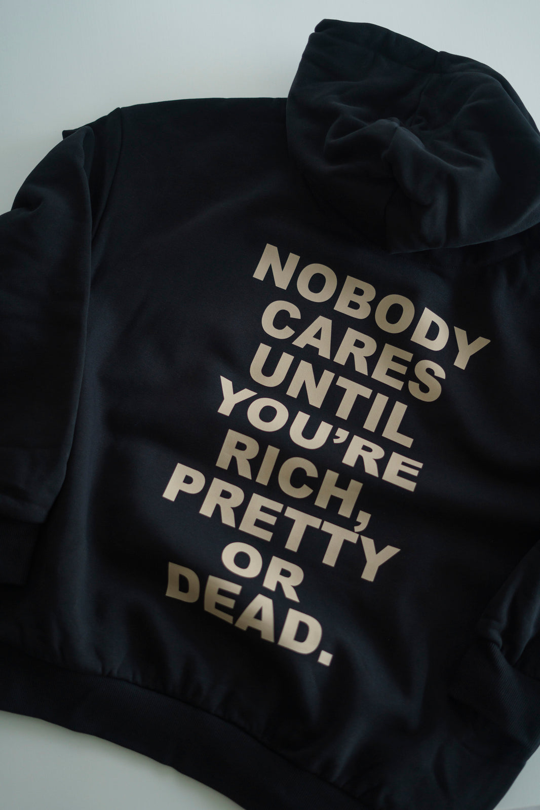 NOBODY CARES PREMIUM HOODIE