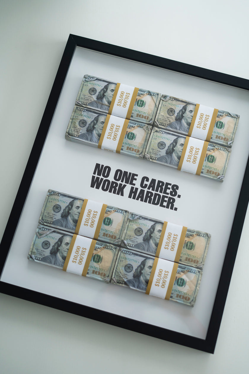 NO ONE CARES FRAME
