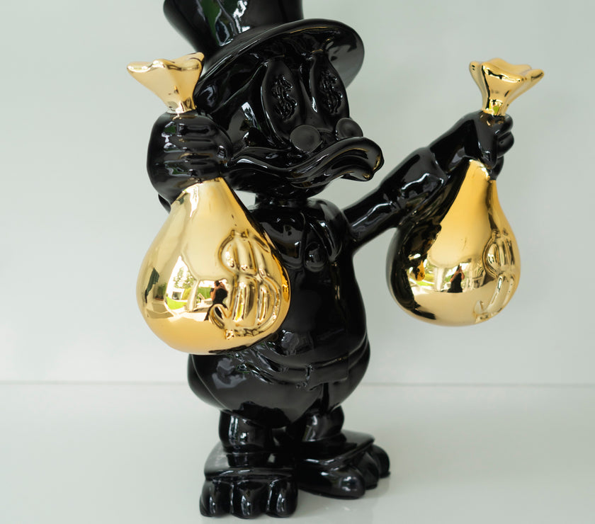 MONEYBAG DUCK BLACK/GOLD