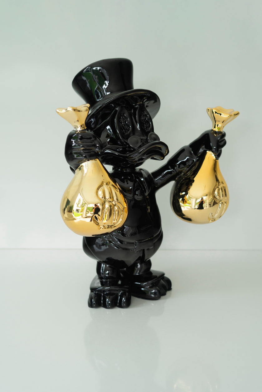 MONEYBAG DUCK BLACK/GOLD