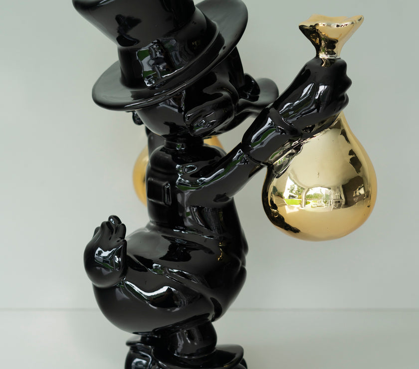 MONEYBAG DUCK BLACK/GOLD