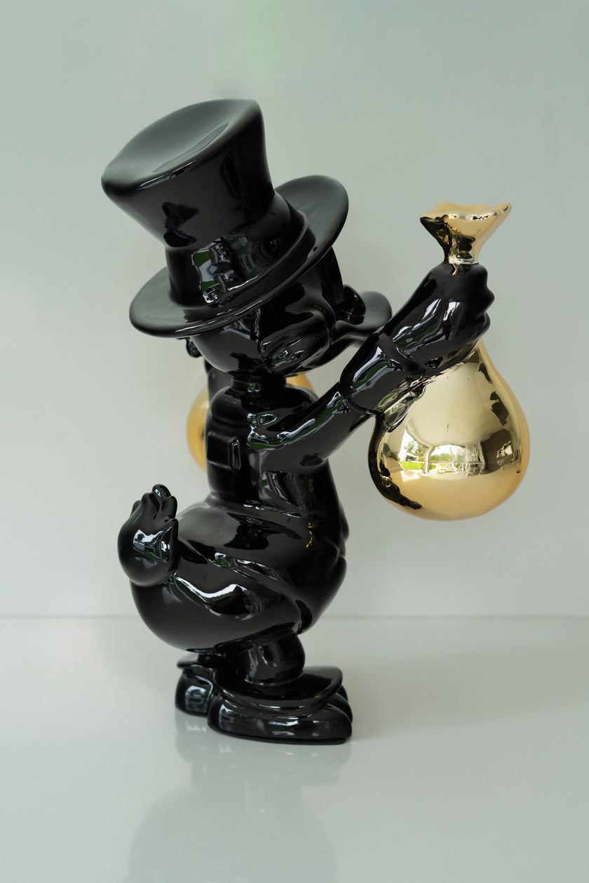 MONEYBAG DUCK BLACK/GOLD