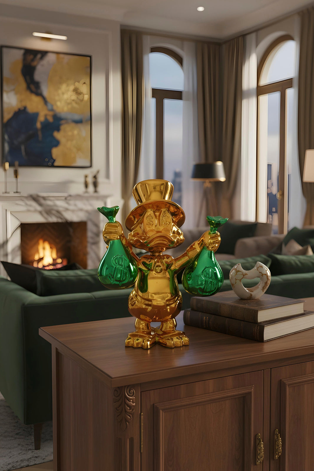 MONEYBAG DUCK GOLD/GREEN