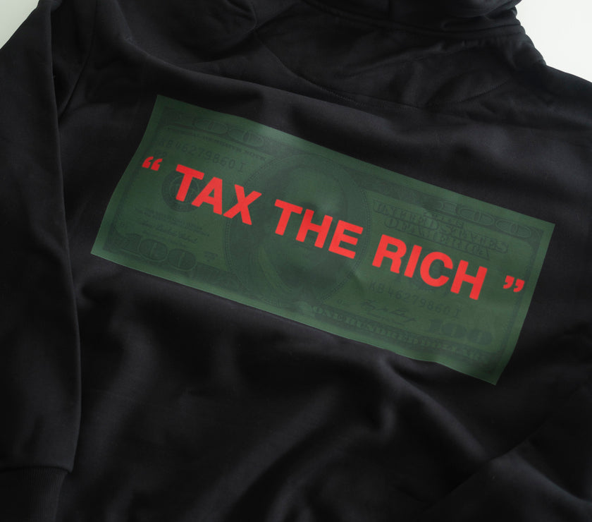 TAX THE RICH PREMIUM HOODIE
