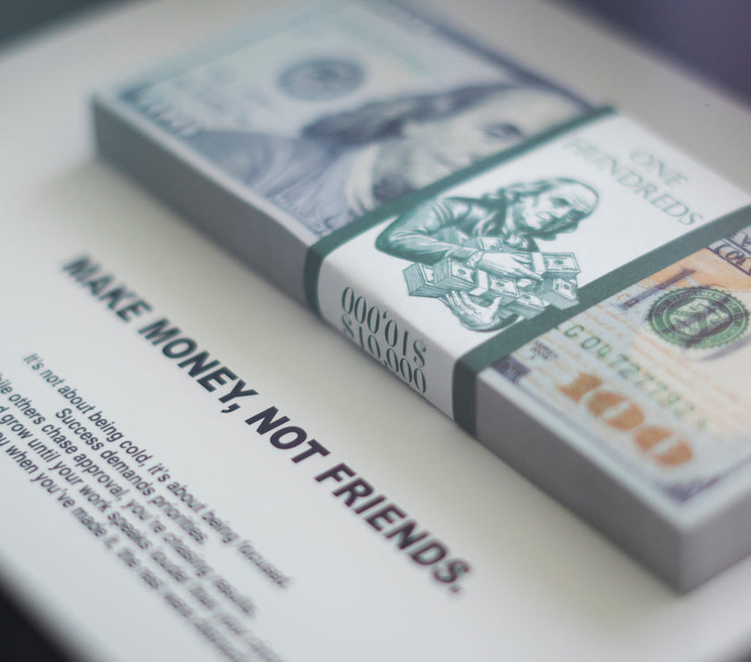 MAKE MONEY NOT FRIENDS SMALL FRAME