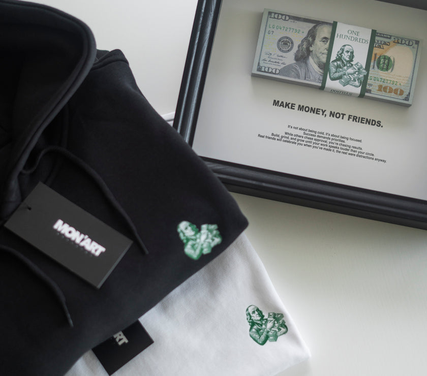 MAKE MONEY NOT FRIENDS SMALL FRAME