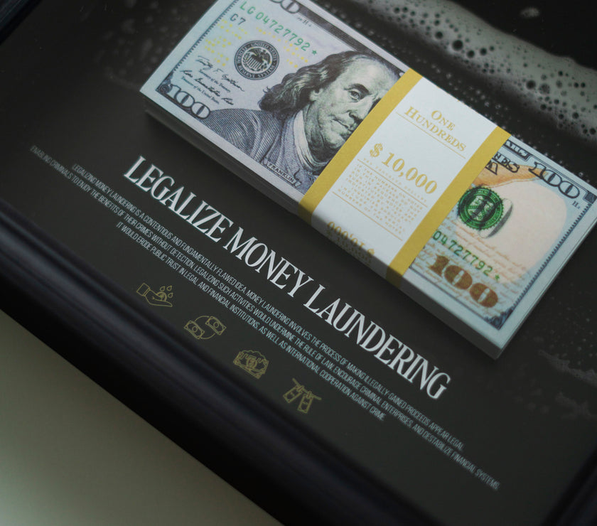 MONEY LAUNDERING FRAME DOLLAR