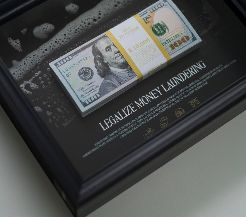 MONEY LAUNDERING FRAME DOLLAR