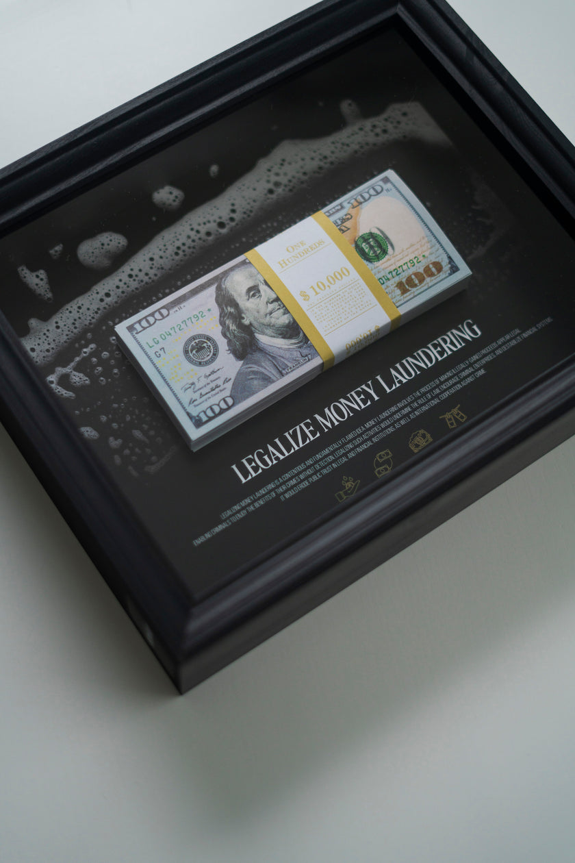 MONEY LAUNDERING FRAME DOLLAR