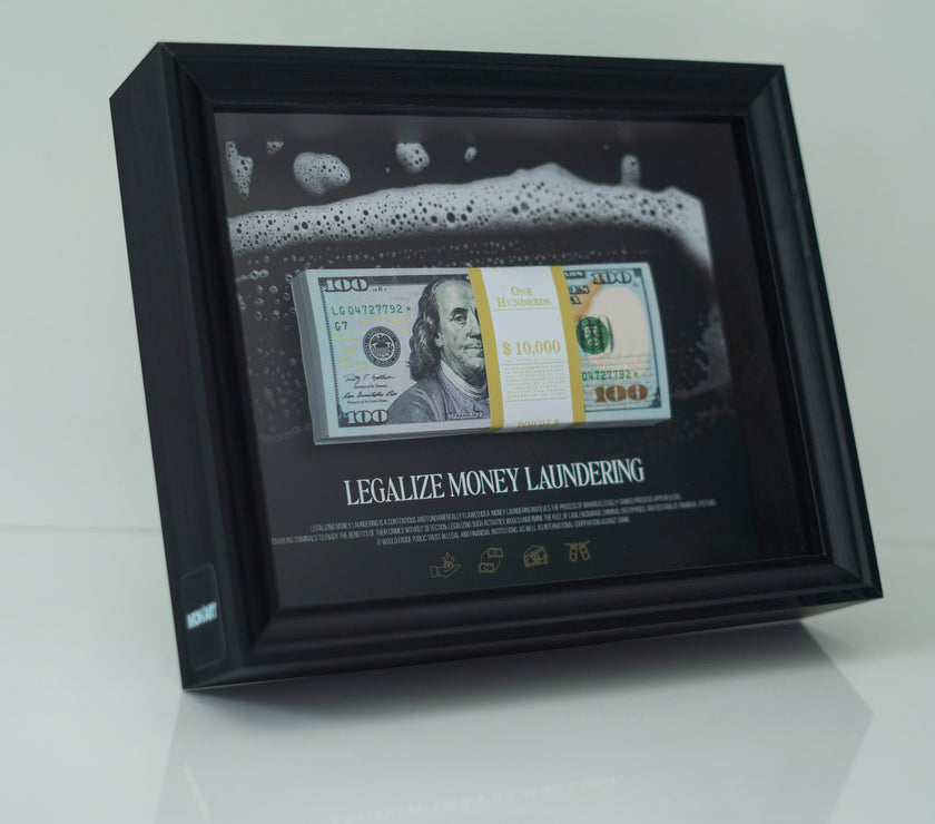 MONEY LAUNDERING FRAME DOLLAR