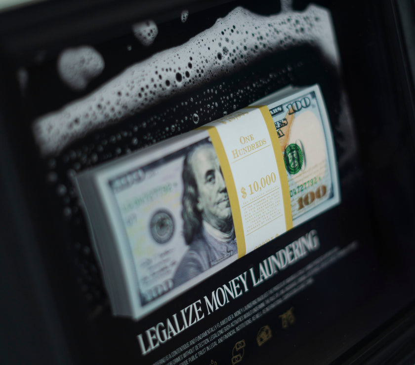 MONEY LAUNDERING FRAME DOLLAR