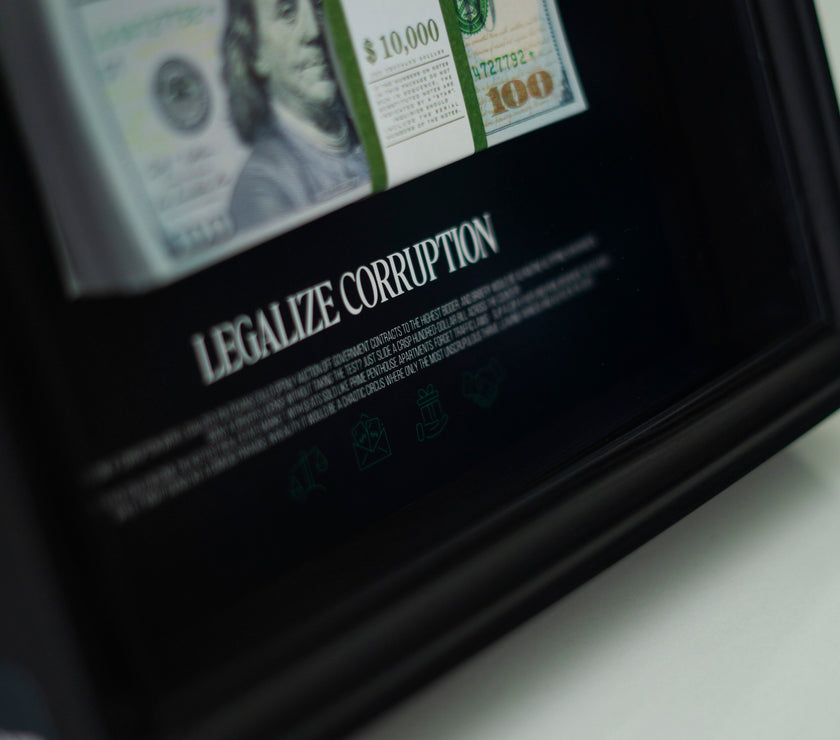 CORRUPTION FRAME DOLLAR