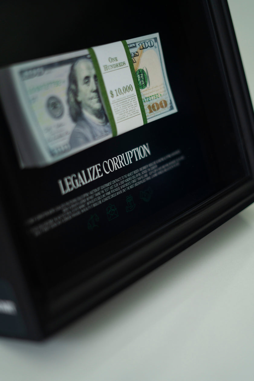 CORRUPTION FRAME DOLLAR