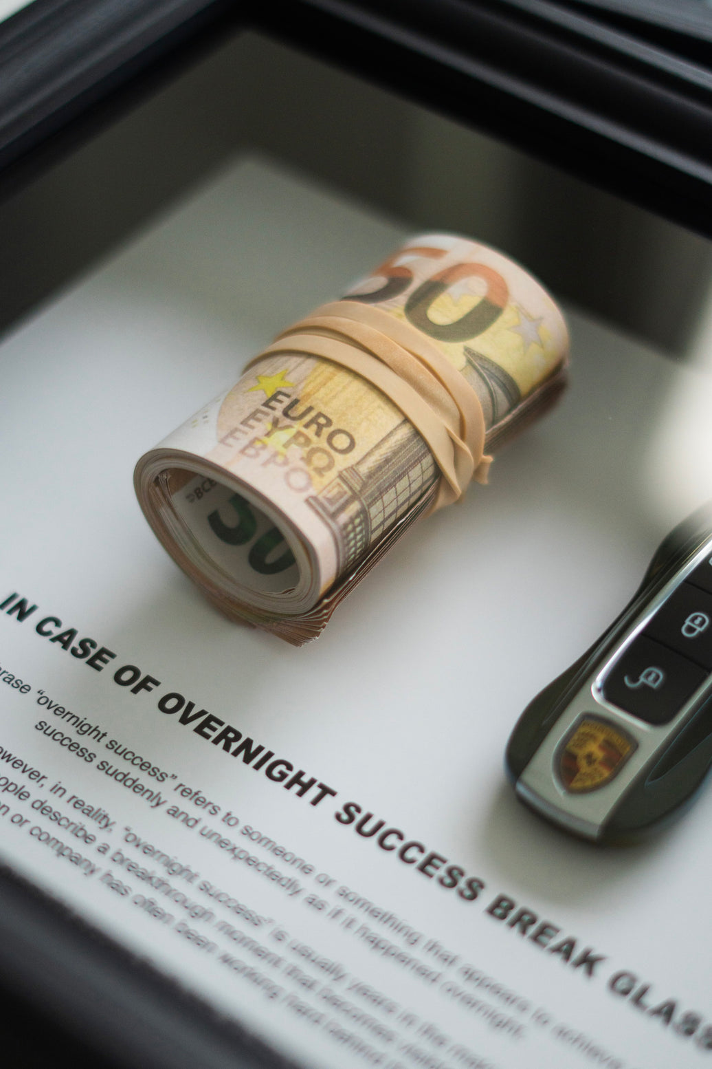 *EXCLUSIVE* THE OVERNIGHT SUCCESS FRAME - EURO