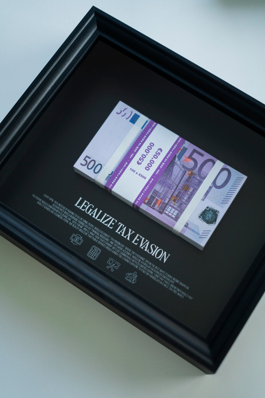 TAX EVASION FRAME EURO