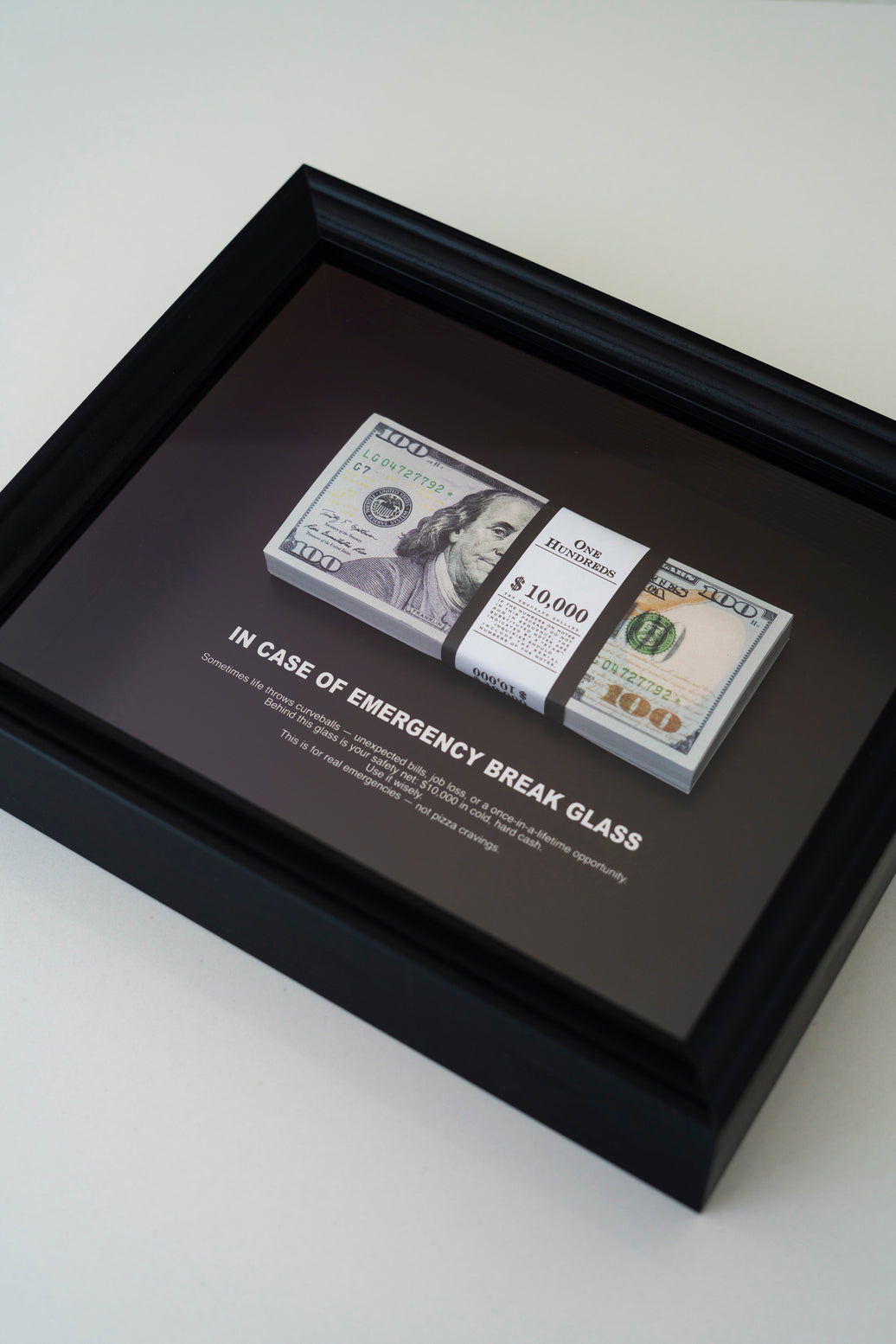 EMERGENCY $100 FRAME SERIES 9