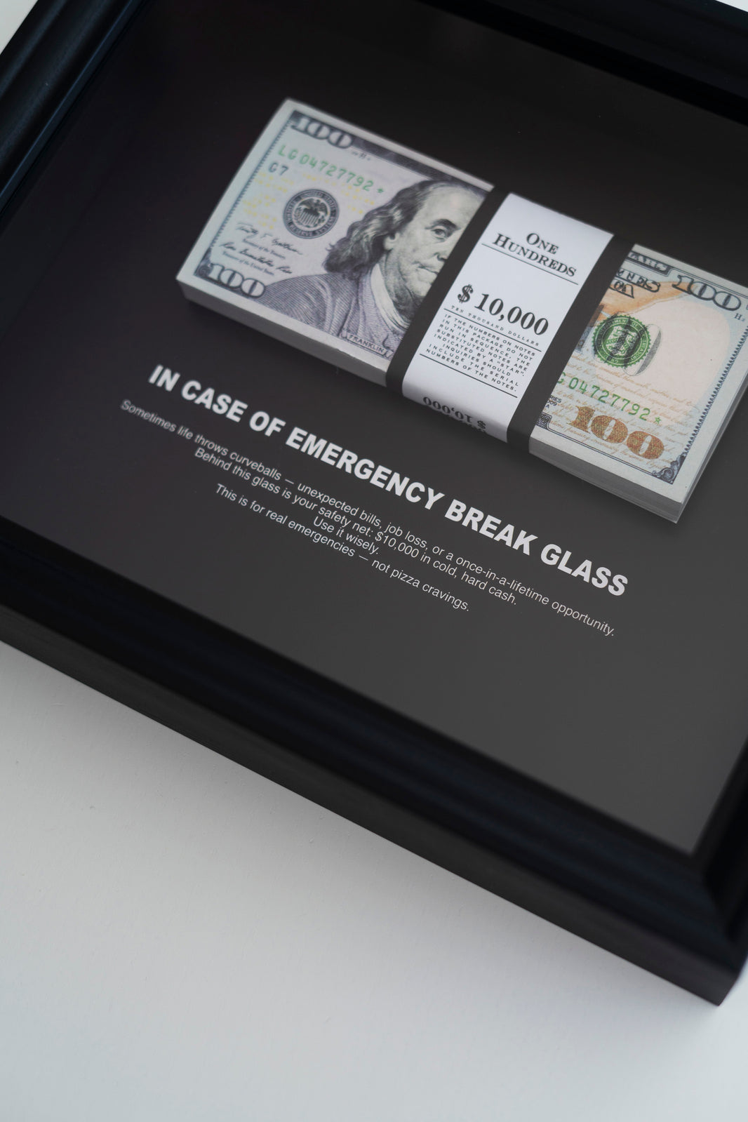 EMERGENCY $100 FRAME SERIES 9