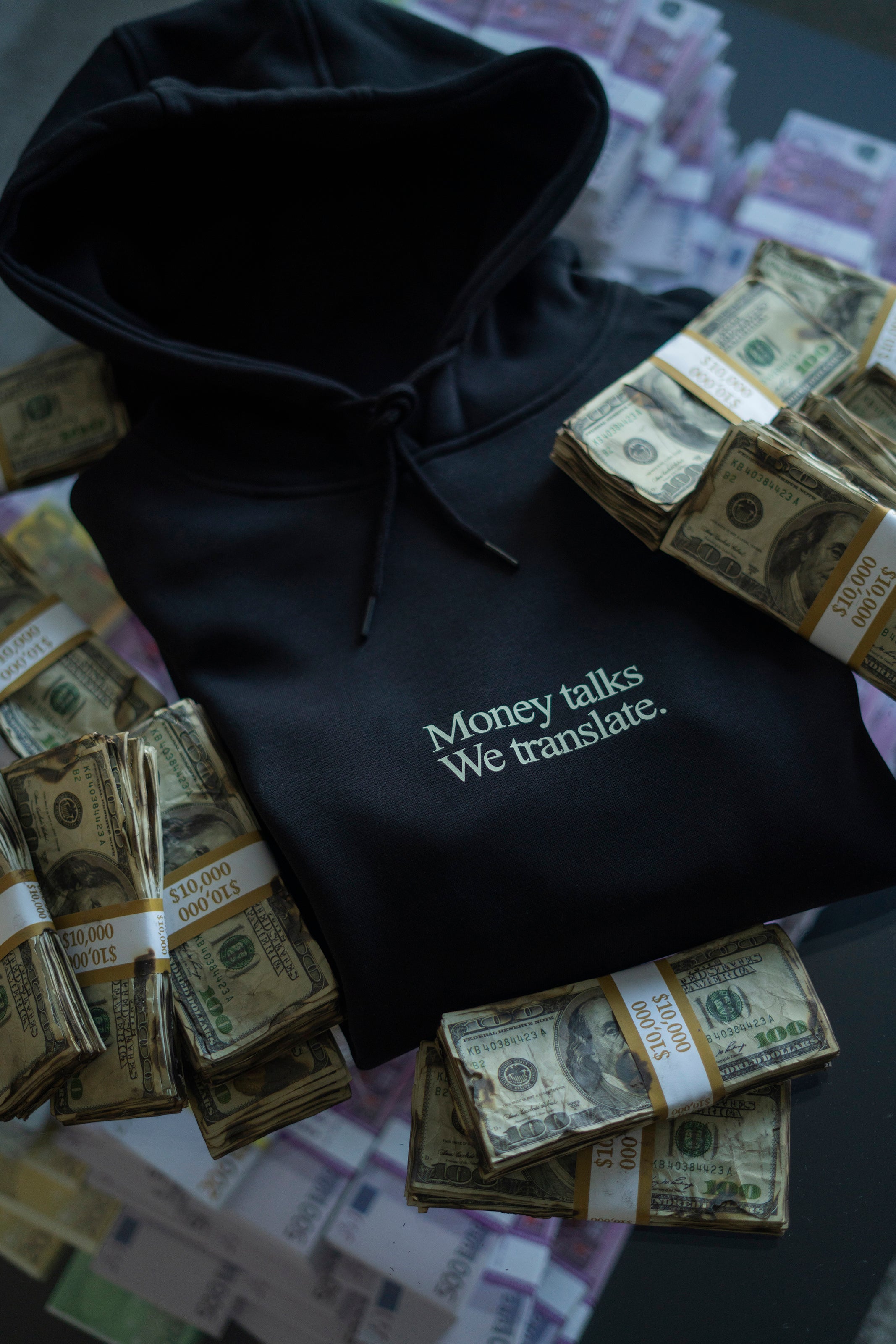 MONEY TALKS HOODIE BLACK