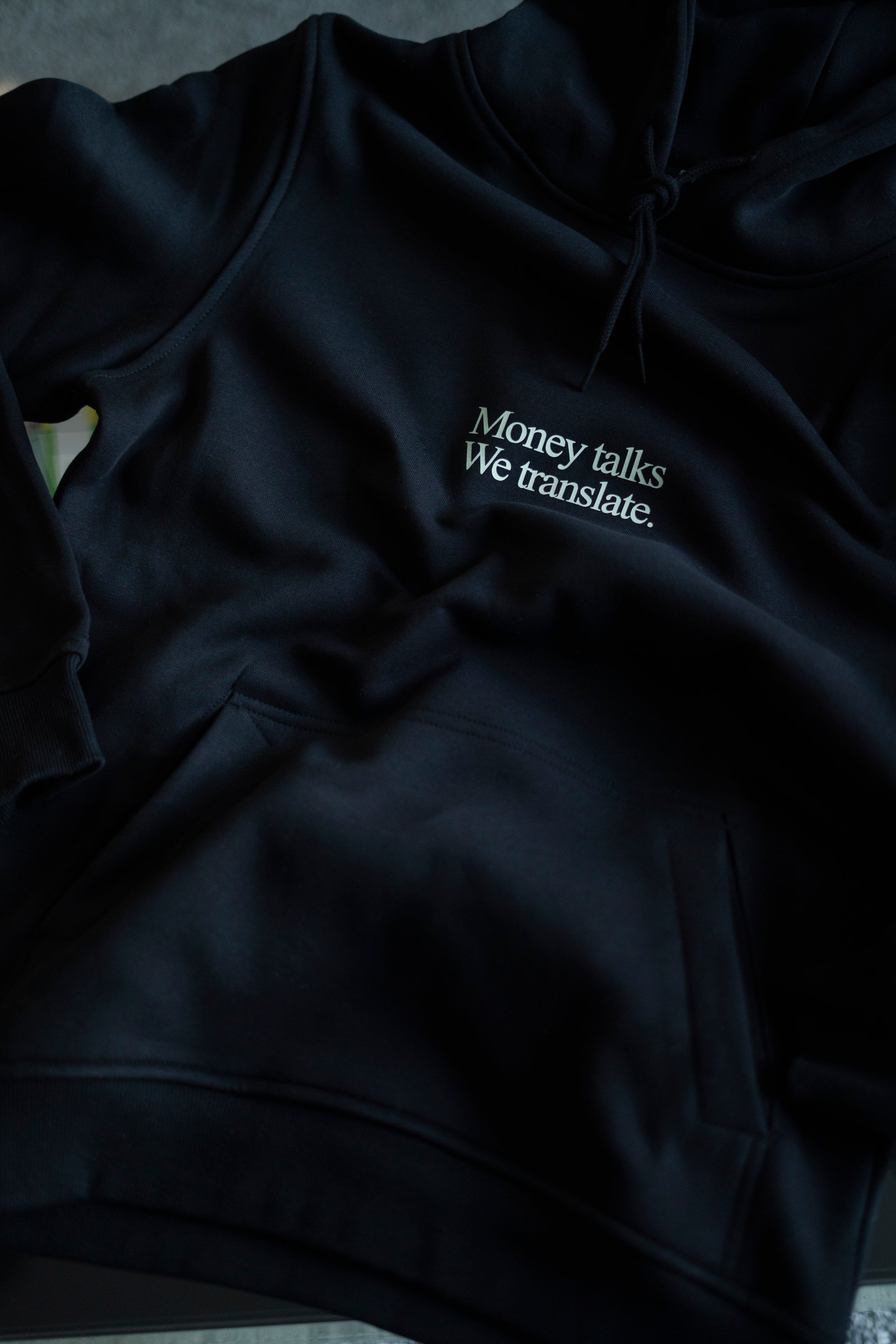 MONEY TALKS HOODIE BLACK