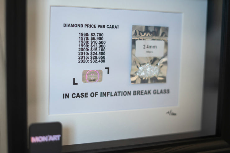 IN CASE OF INFLATION DIAMONDS FRAME