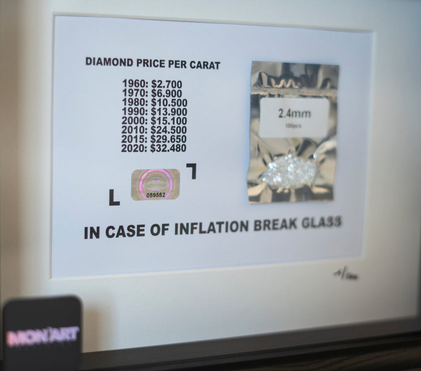 IN CASE OF INFLATION DIAMONDS FRAME