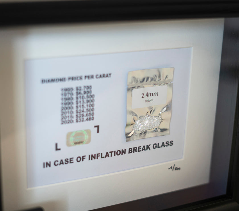 IN CASE OF INFLATION DIAMONDS FRAME