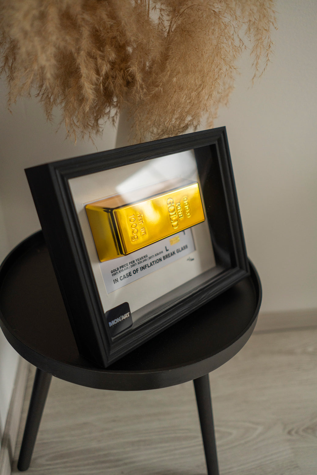 IN CASE OF INFLATION GOLD FRAME