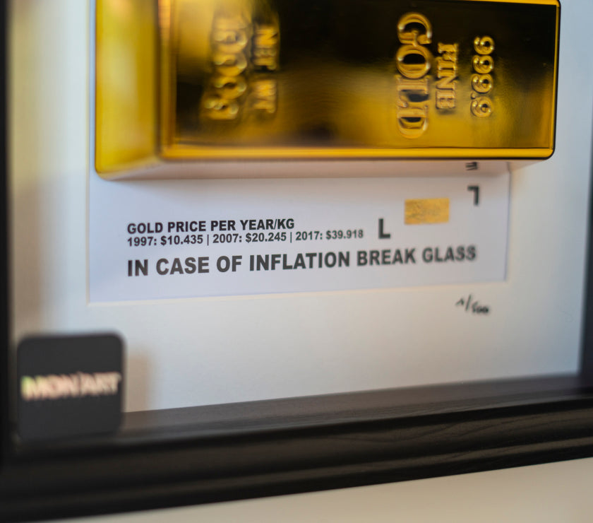 IN CASE OF INFLATION GOLD FRAME