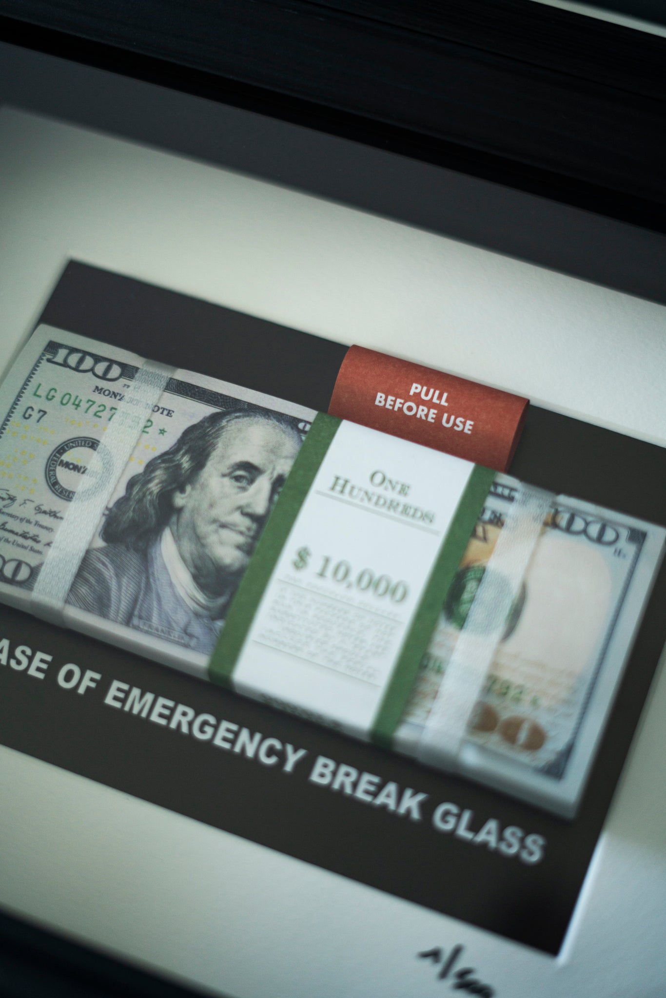 EMERGENCY $100 FRAME SERIES 6